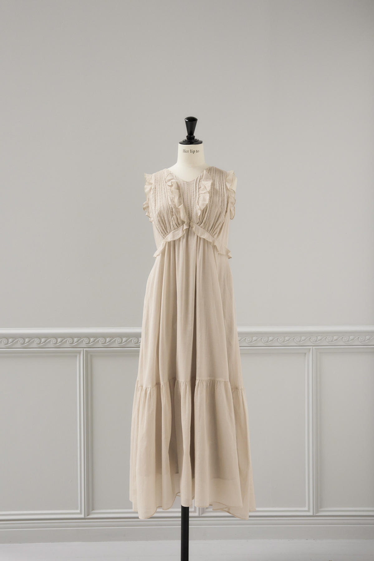 Her lip to Button Front Maxi Dress 