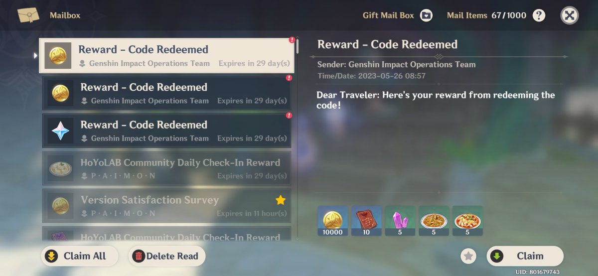 RemlinPG's tweet image. NEW REDEMPTION CODE 3.7

WTQ2E83WS869
9S83F34ZFDVV
5B93WJMGXVFZ

#Genshin #GenshinImpact #RedeemCode