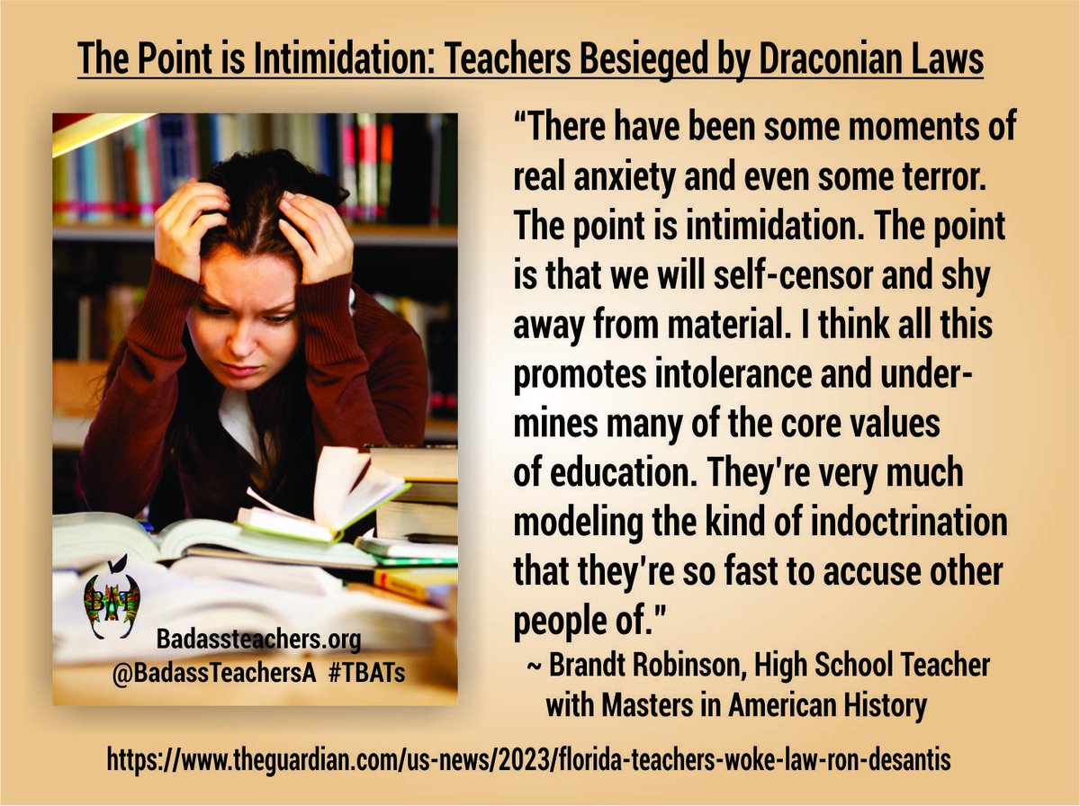 Cali Bats (@calibats) on Twitter photo The far-right accuses teachers of "Indoctrination," but their own intolerance show they are the ones doing the Indoctrination. theguardian.com/us-news/2023/m… #TBATs <a href="/ColoradoBATsA/">ColoradoBATsA</a> <a href="/OregonBATs/">OregonBATs</a> <a href="/WaBATs_/">Wa Badass Teachers A</a> <a href="/NVBats/">NVBATs</a> <a href="/NewMexicoBATs/">NewMexicoBATs</a> <a href="/AZBatsA/">Arizona Bats</a> <a href="/AlaskaBATs/">AlaskaBATs</a> <a href="/hawaiibats/">@HawaiiBATs</a> <a href="/UtahBATs/">UtahBATs</a> The far-right accuses teachers of "Indoctrination," but their own intolerance show they are the ones doing the Indoctrination. theguardian.com/us-news/2023/m… #TBATs <a href="/ColoradoBATsA/">ColoradoBATsA</a> <a href="/OregonBATs/">OregonBATs</a> <a href="/WaBATs_/">Wa Badass Teachers A</a> <a href="/NVBats/">NVBATs</a> <a href="/NewMexicoBATs/">NewMexicoBATs</a> <a href="/AZBatsA/">Arizona Bats</a> <a href="/AlaskaBATs/">AlaskaBATs</a> <a href="/hawaiibats/">@HawaiiBATs</a> <a href="/UtahBATs/">UtahBATs</a>