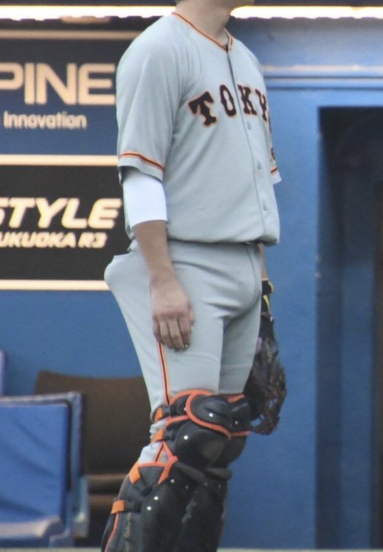 Gay Ball on Twitter "Catcher packs a tight package with catching shin