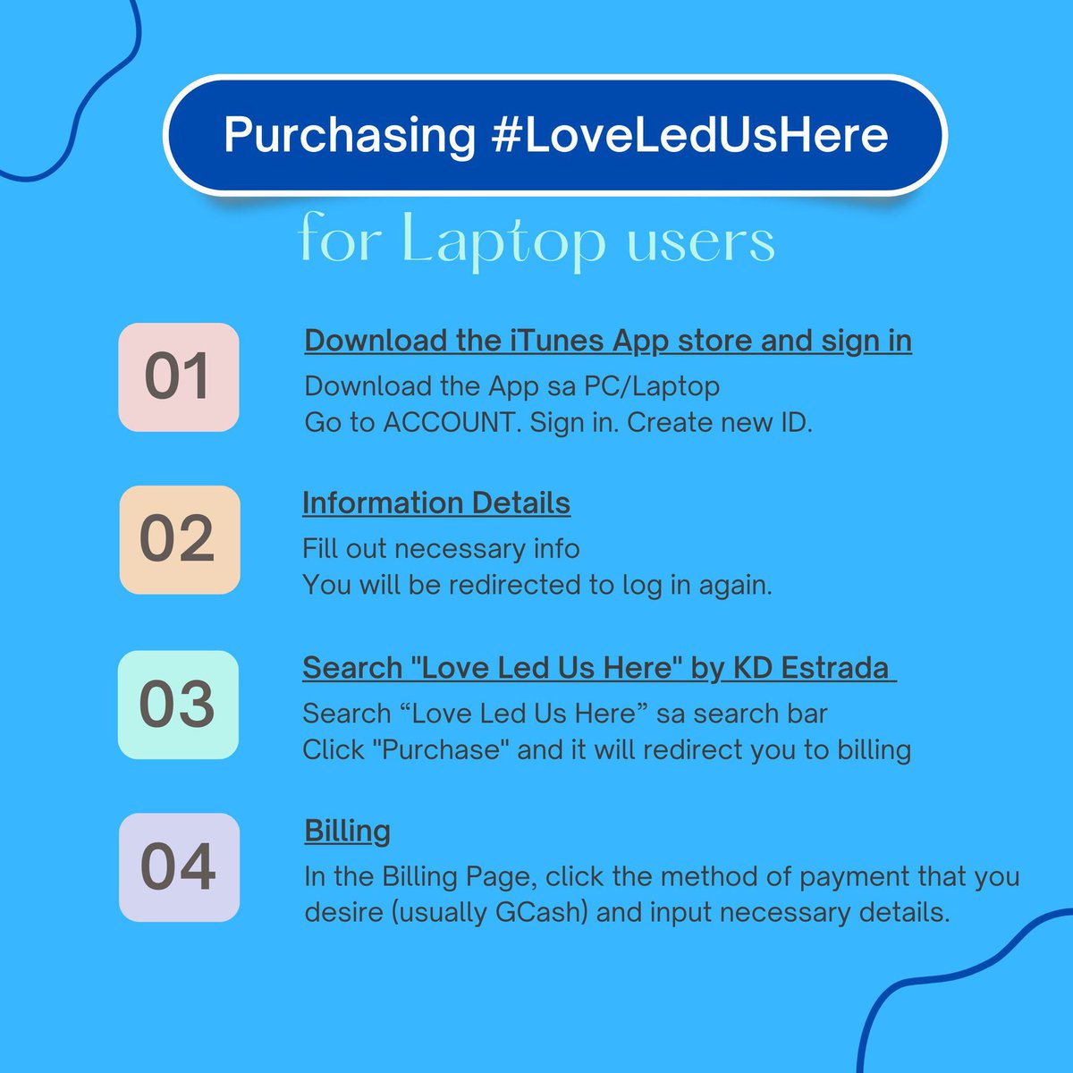 Sa mga naka laptop/PC po if want nyo mag buy but don’t know how, follow nyo lang po ung instructions na to. 

ct @Kaydets_Kdester 

#LoveLedUsHere