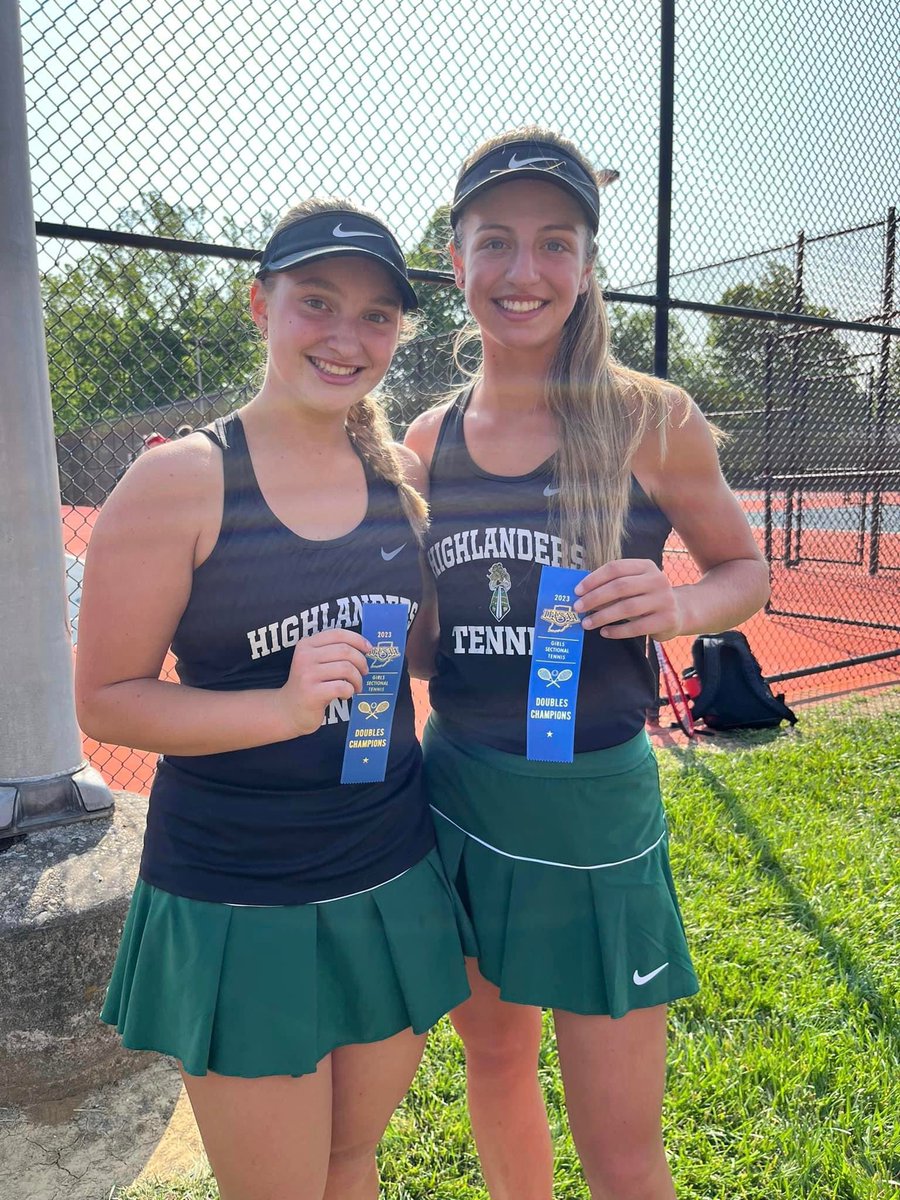 Floyd Central's no 1 doubles team advances out of the individual sectional.