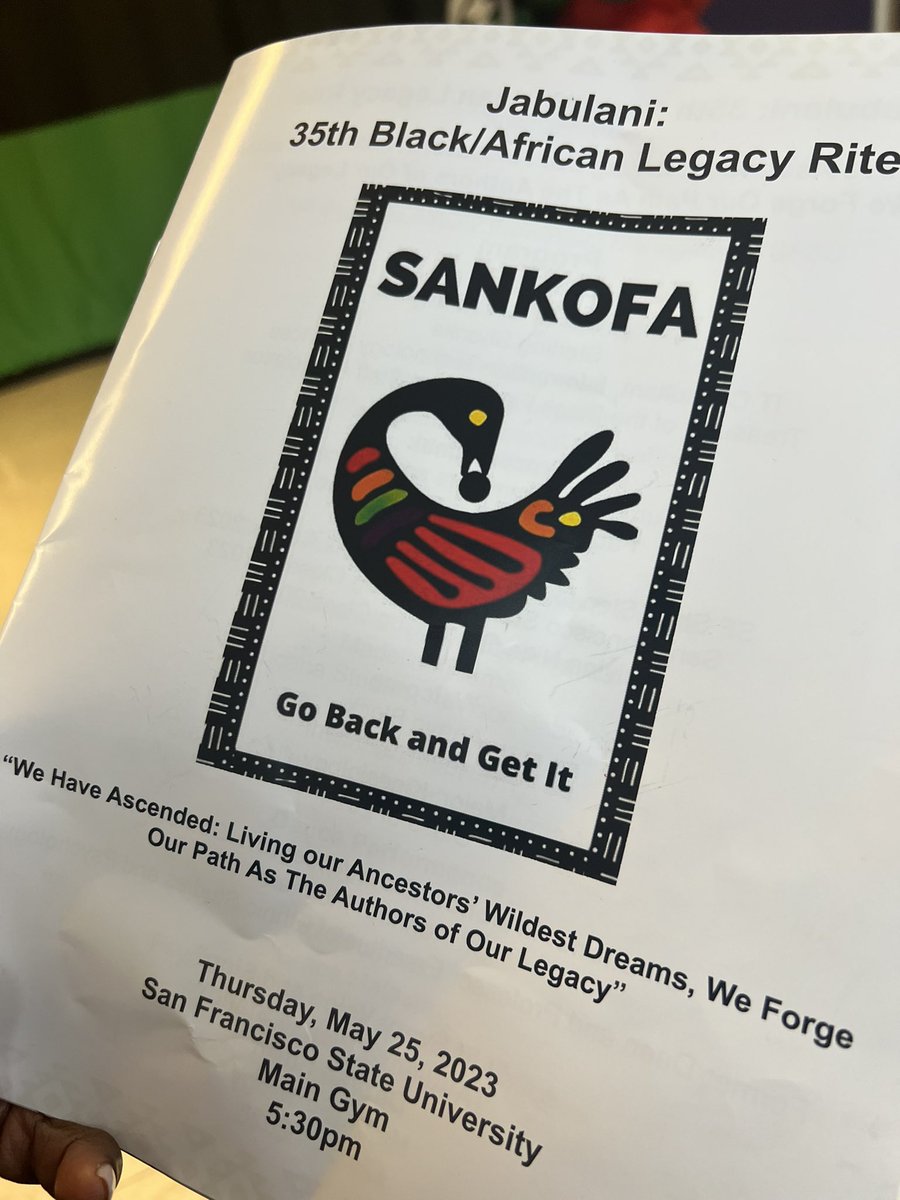 tarshelbeards's tweet photo. So happy to be back @SFSU for Jabulani/Black Graduation to see some #BlackUnitySFSU students walk the stage and get their Kente stoles. I’m so very proud of them! #BlackGradsMatter ❤️🖤💚🎓 https://t.co/L2aGboIXGx