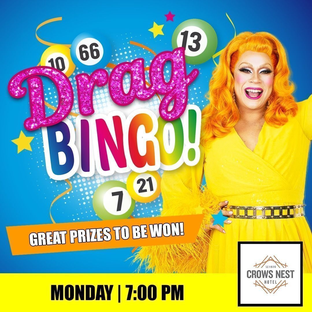 Join us for DRAG BINGO Monday night @crows_nest_hotel, Darlings -- hosted by @missconchitagrande! 🎉 🎉 🎉 

🎟 BOOK NOW! buff.ly/3Jttdkm 

#DragBingo #BingoSydney #SydneyDragQueen