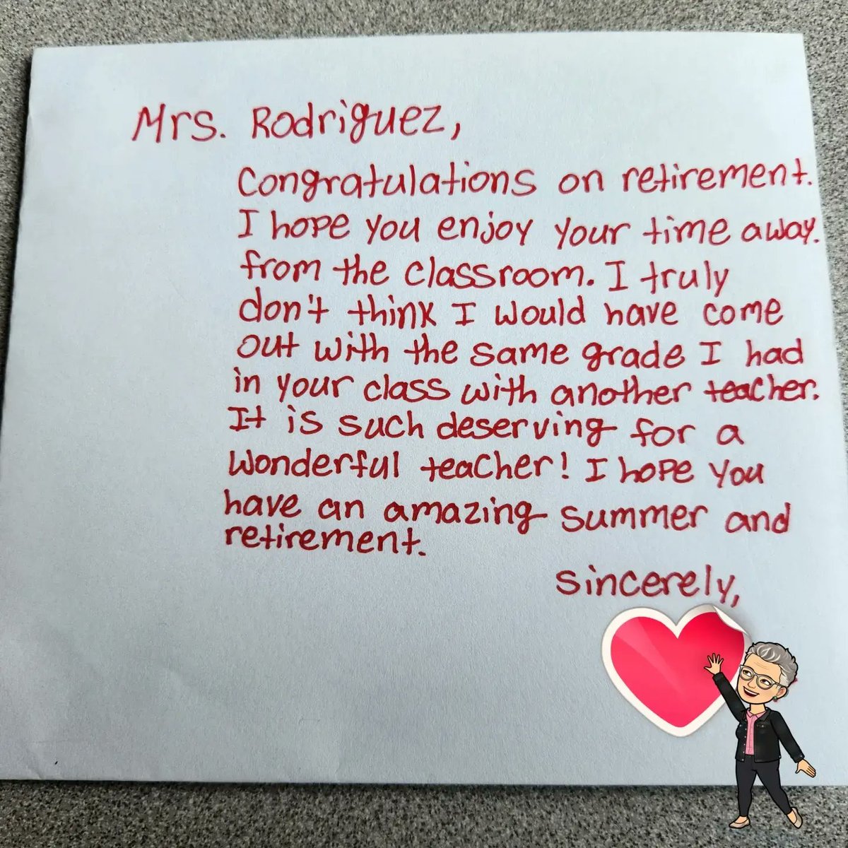 Sra_Rodz's tweet photo. ... good days, and not so good days, as we grew together and learned from each other. 
--15 years as a Spanish teacher.
--19 years as a certified teacher.
--29  years working with children. https://t.co/RXwDEQlgUX