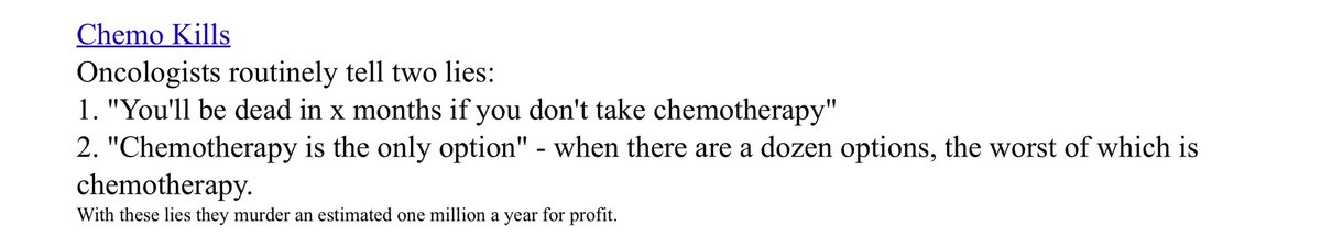 Chemotherapy equals death 😢💔☠️