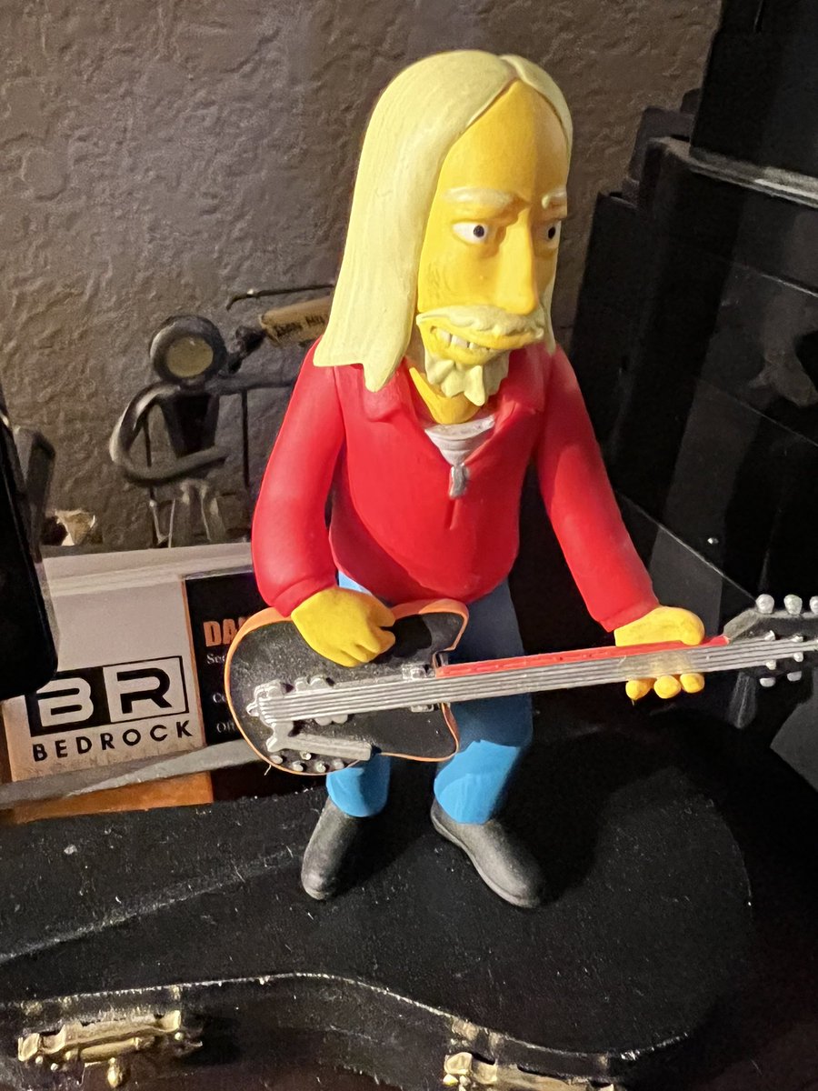 danhilldallas's tweet photo. @tompetty @TheSimpsons I look at this every day when I’m working at my desk! Tom Petty rules!!! https://t.co/ALloirG6pt