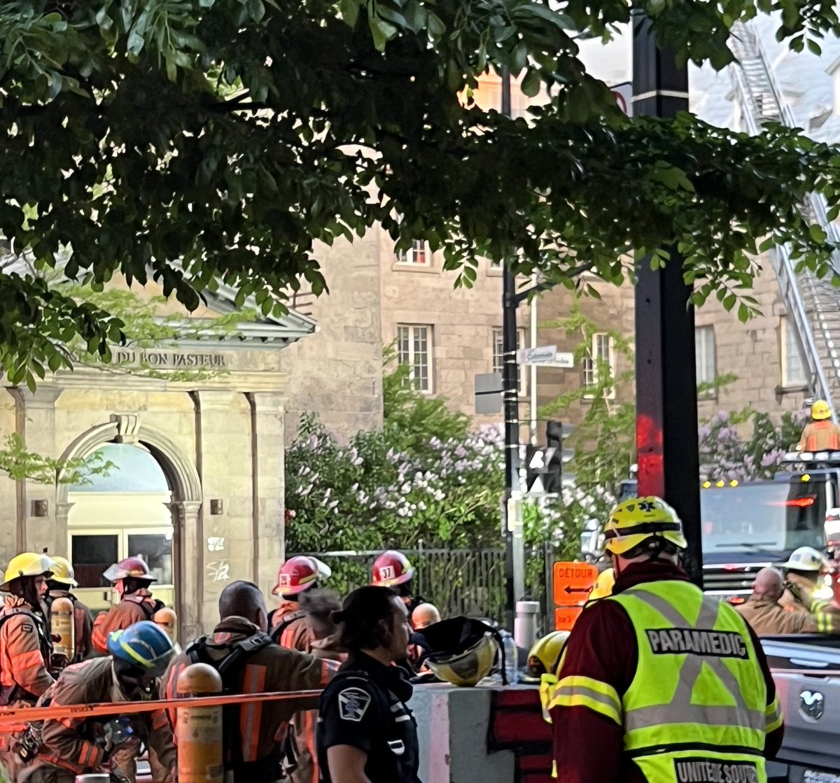 Chapelle du Bon Pasteur incendiée en ce beau soir de mai 2023 !