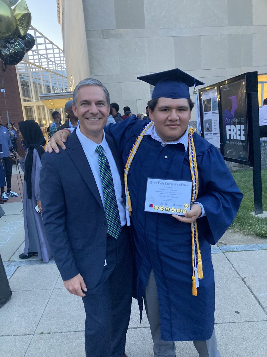 Graduation. In the books. Awesome job, <a href="/MetroHS/">Metro Early College High School</a> Class of 2023. We know you will make us proud! You already have!