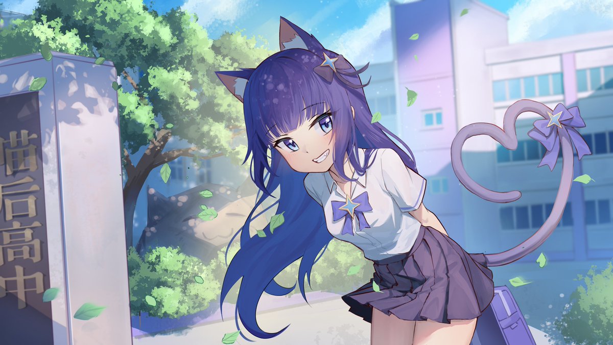 「女兒初配信賀圖~ 5/27 早上10點 祝出道順利~ #喵后藝廊道」|hirotakaのイラスト