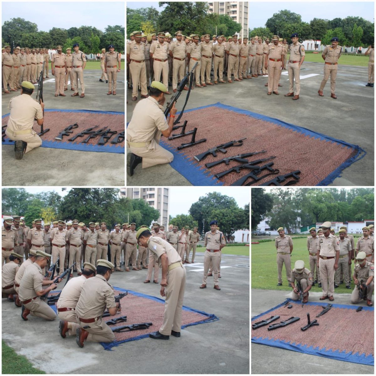 पुलिस अधीक्षक <a href="/pilibhitpolice/">Pilibhit Police</a> अतुल शर्मा द्वारा पुलिस लाइन में सभी पुलिसकर्मियों को करायी शुक्रवार की साप्ताहिक परेड। पीआरवी चालकों को वाहन सम्बन्धी, तथा सभी पुलिसकर्मियों को ड्रिल व शस्त्राभ्यास के सम्बन्ध में दिये गए आवश्यक दिशा-निर्देश। 
#UPPolice