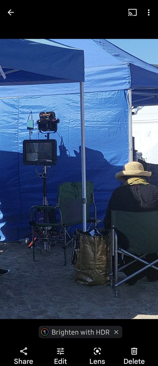 my only regret in life is  standing this close to the director and not thanking her for letting me stay on set <a href="/paramountplus/">Paramount+</a>