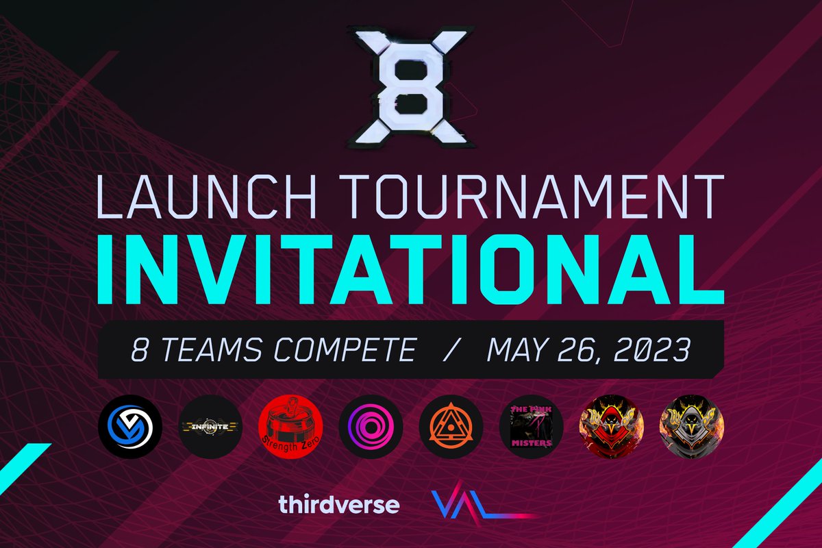 【#X8 Invitational Tournament 明日配信‼】

賞金1万ドルの招待制トーナメントが5/27 AM 10:00より、Twitch・YouTubeチャンネルで配信！

出場チームは8チーム、日本からは『Strength Zero』が出場。

Twitch：twitch.tv/valvr_esports
YouTube：youtube.com/@valvresports/

#VR #MetaQuest #Steam