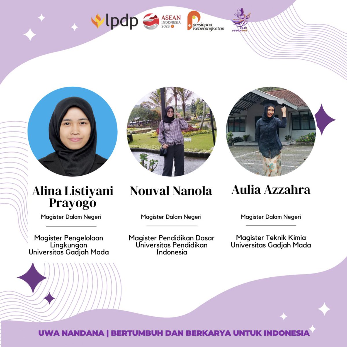 pk202_lpdp's tweet photo. Dengan ilmu yang kami pelajari melalui Beasiswa LPDP ini, kami sungguh berharap besar nantinya dapat menjadi generasi perubahan untuk Indonesia yang lebih baik dan adil.

Mohon doa dan dukung kami selalu ya.

@LPDP_RI
#DiriUntukIndonesia
#UwaNandana
#PK202
#SDMUnggulIndonesiaMaju https://t.co/AKcy36DU4L