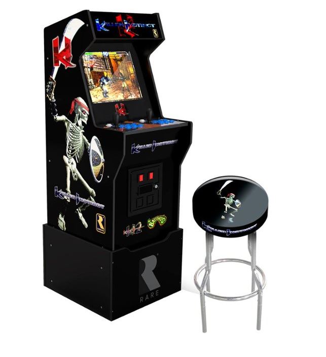 Arcade1Up - Killer Instinct Arcade with Stool, Riser, Lit Deck & Lit Marquee $299.99 via Best Buy. ow.ly/Bc6I50OxlrU