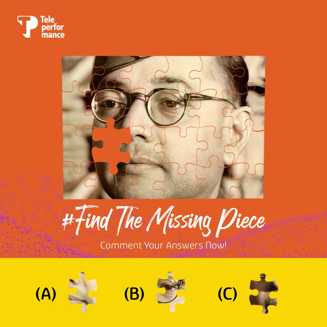 It's time to #FindTheMissingPiece!

Which one is the correct answer: A, B, or C? Share your Answers Now!

#TPIndia #Friday #FindTheMissingPiece