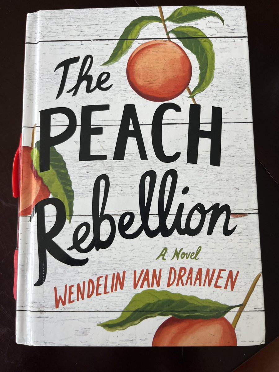 OLibrarian918's tweet photo. I loved this book. It was on my “To Read 
List” for a while. I’m doing a great job at summer reading… not so great at cleaning my house. 🤦🏻‍♀️ #sorrynotsorry
🍑#ilovepeaches https://t.co/Ff4tqAjCEc