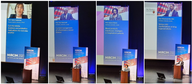 IwonaBielska's tweet photo. Later on May 13 during @MIRCIM_Course in Kraków 🇵🇱, Dr Hanna Szajewska and @MacHealthSci faculty members Drs @PaulMoayyedi, @JoannaDionne and @Mo_Derm presented very informative overview presentations in a session chaired by Dr Paul O’Byrne. @HEI_McMaster #MIRCIM  #MIRCIM2023 https://t.co/9JaUVvO3I9