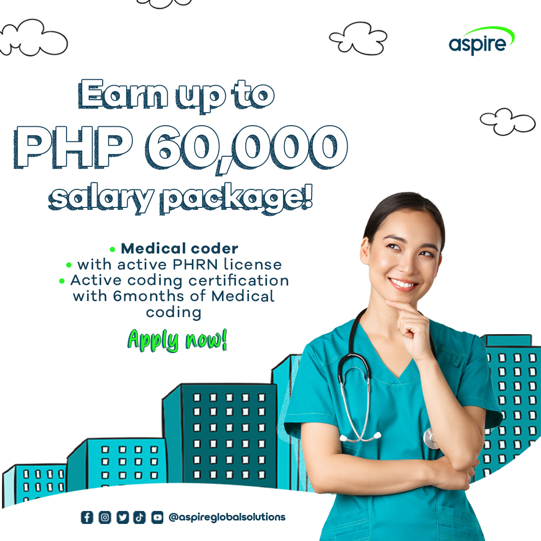 aspireglobal_ph's tweet photo. Calling all passionate and skilled PHRNs with a background in medical coding! We have an exciting opportunity that awaits you.
Join our team and take your nursing career to newheights! Apply now and secure your future. ✨💉
#RegisteredNurses #NursingJobs #PHRN #aspirehiring https://t.co/BKoRbzjPB8