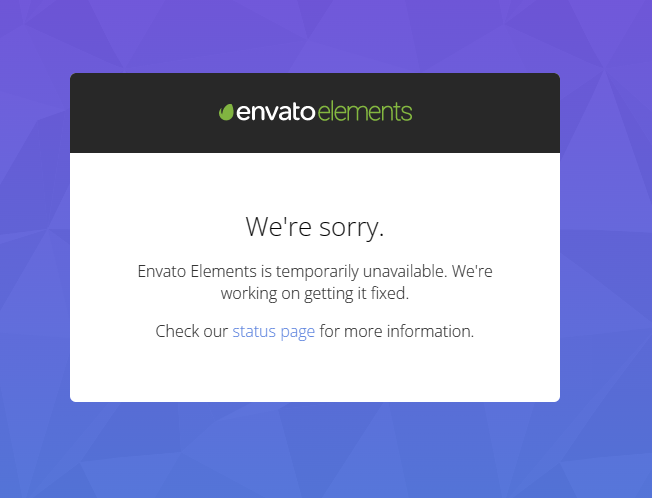 @envato_help I am trying to buy an envato elements subscription. After putting in my credit card details, redirected to an error page and now my account shows this error message. Even when again trying to re-login, I always face this error message.