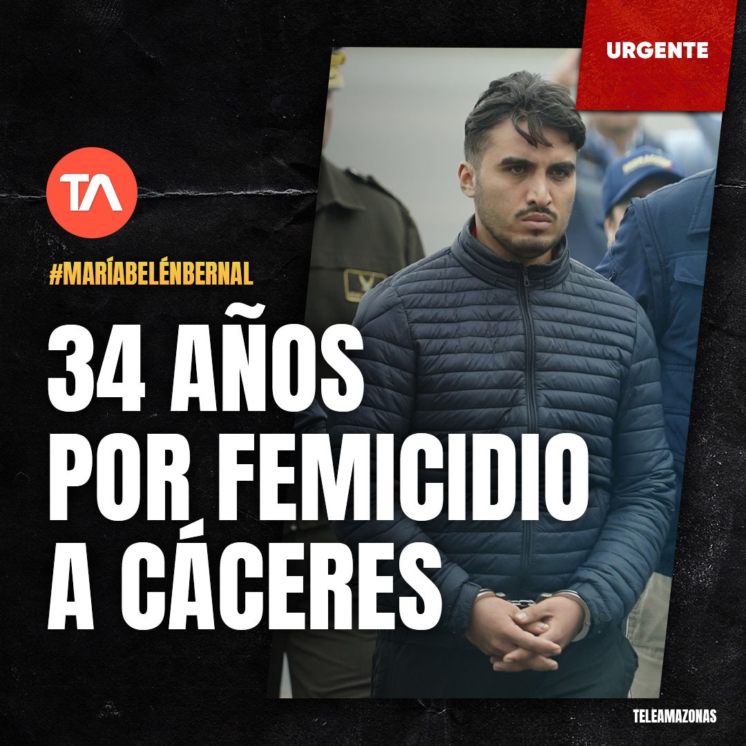 #URGENTE | Por el femicidio de #MariaBelenBernal en la Escuela de Policía, Germán Cáceres es condenado a 34 años y 8 meses ow.ly/ULIv50OxjCn