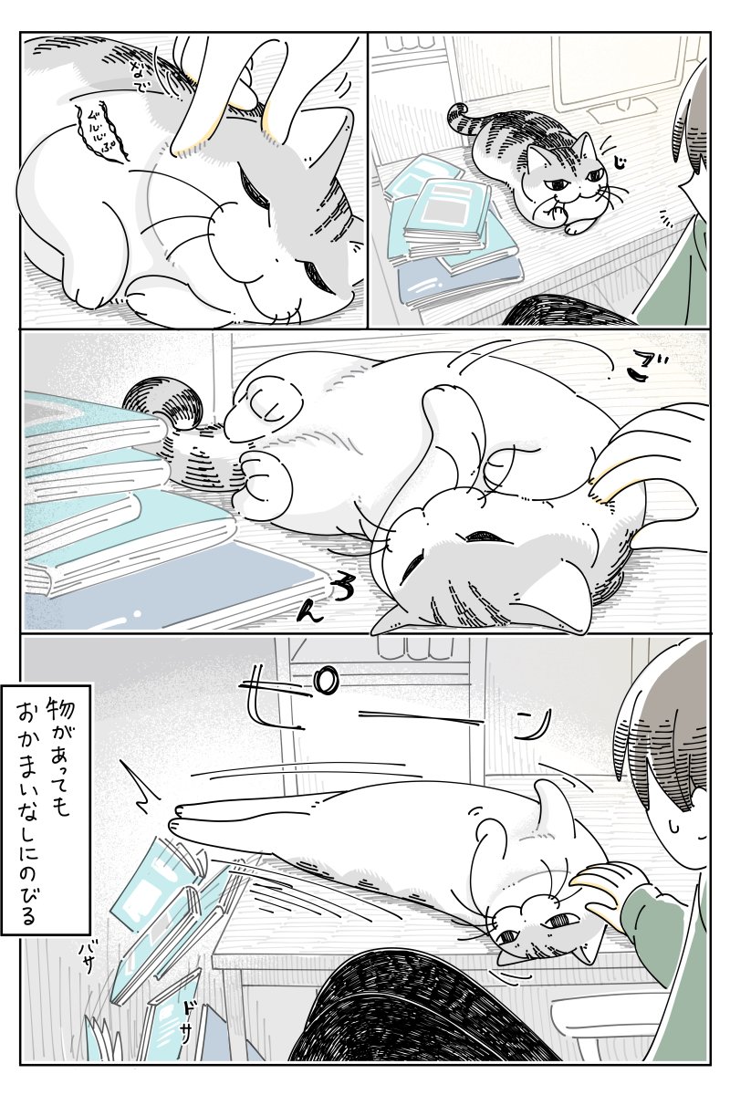 ピーンとのびるネコ https://nekonavi.jp/catblog/archives/74316