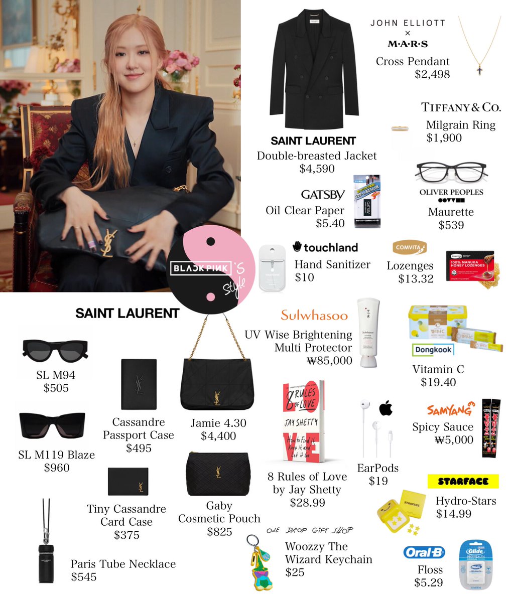 Watch Inside Blackpink Singer Rosé's Saint Laurent Bag, Vogue India, In  the Bag
