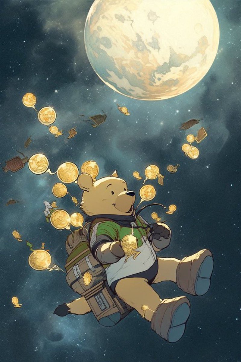 Sneketoshi's tweet photo. @cryptojourneyrs Ape into the bear!!! $pooh bear that is!!!  $Pooh
#Pooh @poohmoneyHQ #Poohcrew #PoohtotheMoon #PoohArmy
#Pooharmyhq #ShowMeTheHunny #PoohMoney. https://t.co/kCFW5JYDLq