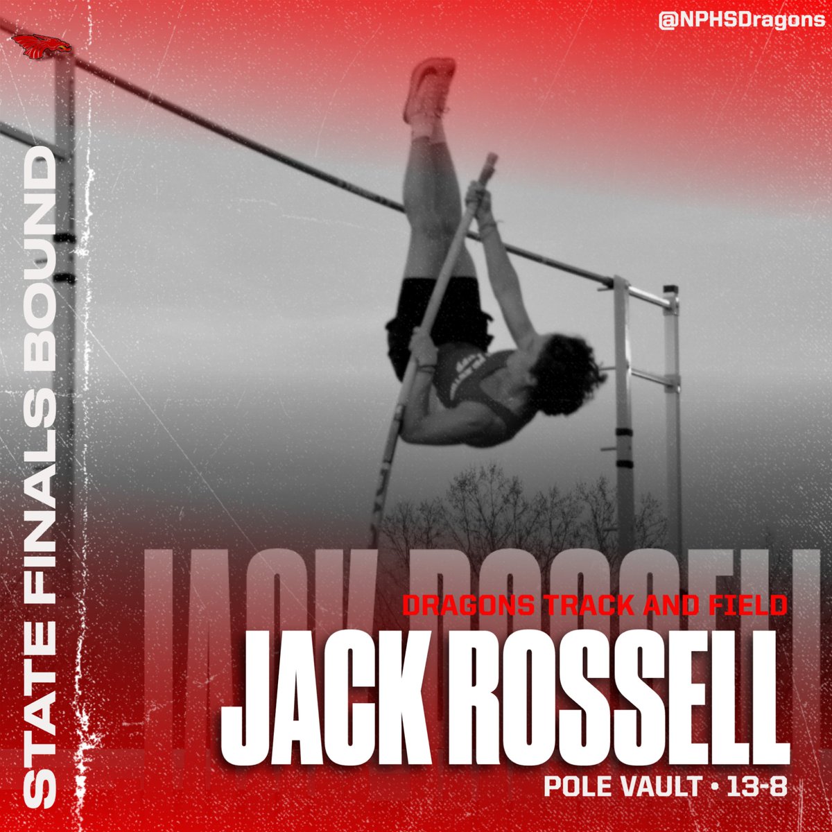 Senior Jack Rossell is headed back to the IHSAA State Finals in the pole vault, leading a strong performance in the regional by <a href="/NPHSTrack1/">NPHS Track & Field</a>, including a fourth-place finish by the 4x800 relay. newpalestineathletics.com/Article/8918