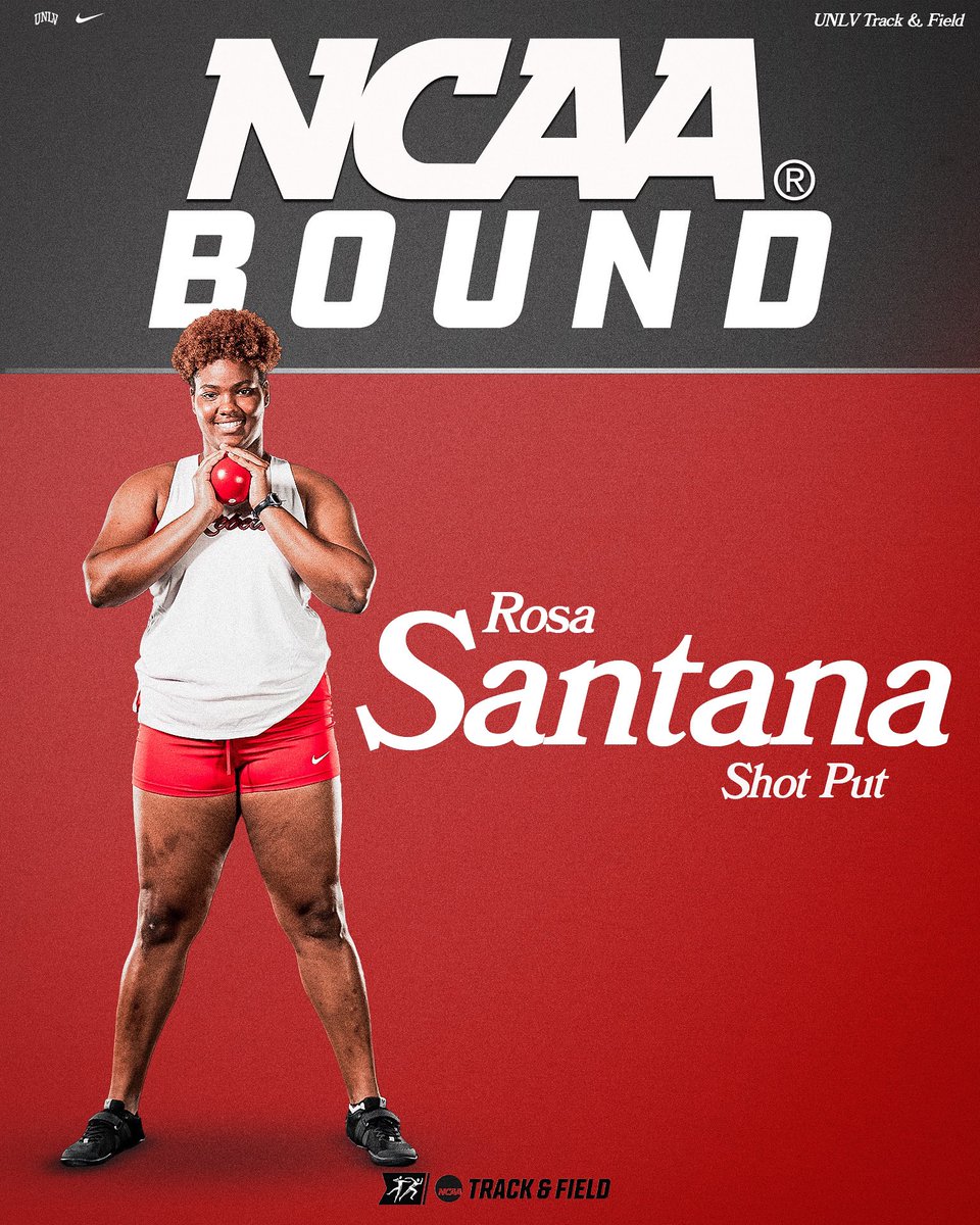 TICKET PUNCHED 👊🎟️ A 6️⃣th place finish in shot put at the NCAA West Prelims earned Santana a spot in the NCAA Championships held in Austin, Texas from June 7-10‼️😤 #BEaREBEL