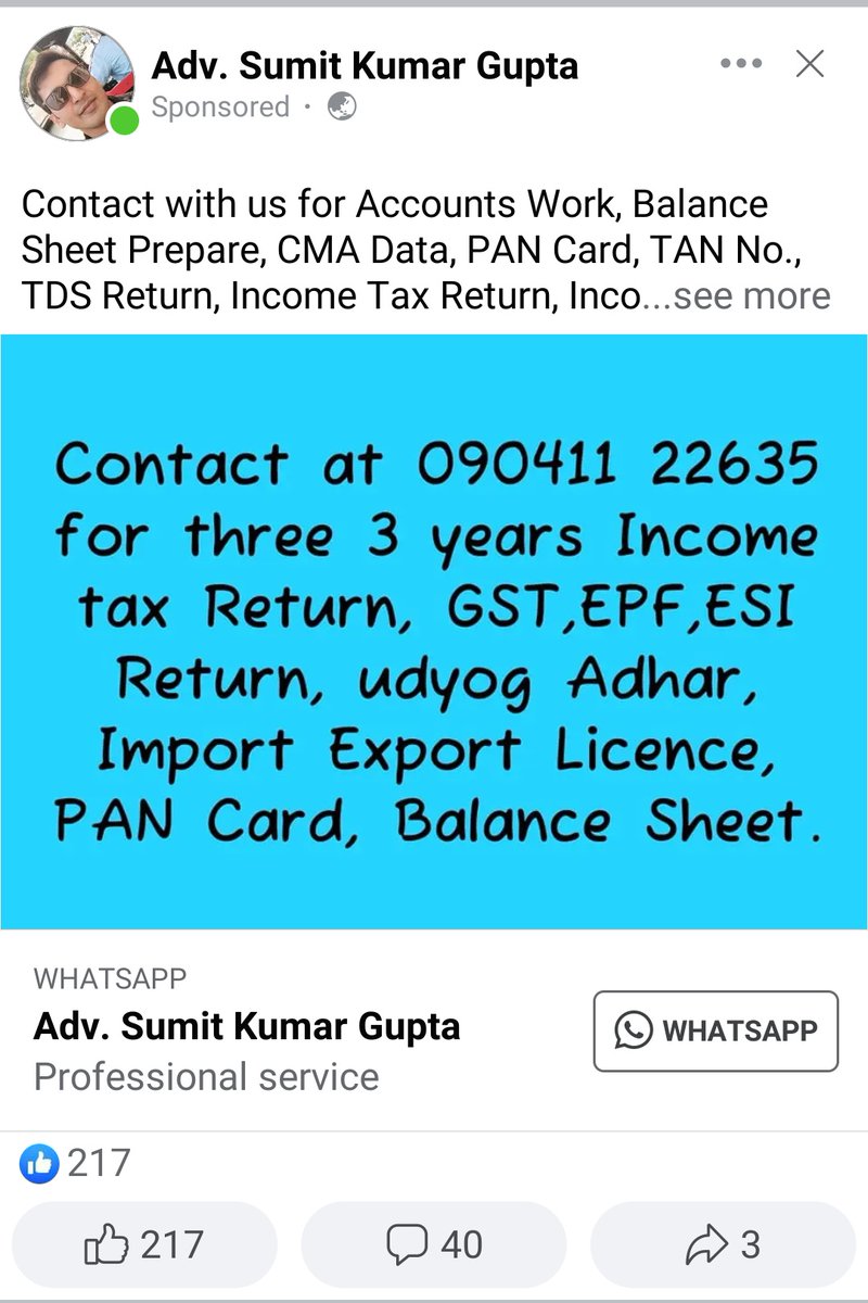 _loyalRa's tweet photo. Is this allowed for professionals to "Advertise" their services like this?

Bar council must take action, Seems like he is misusing the abbreviation 'Adv.' misleading public at large.
@barcouncilindia @BarPunjab @Pbbarcouncil @AdvMishraRajesh @AshwiniUpadhyay @CMOPb @theicai https://t.co/Q8GNUqUQOO