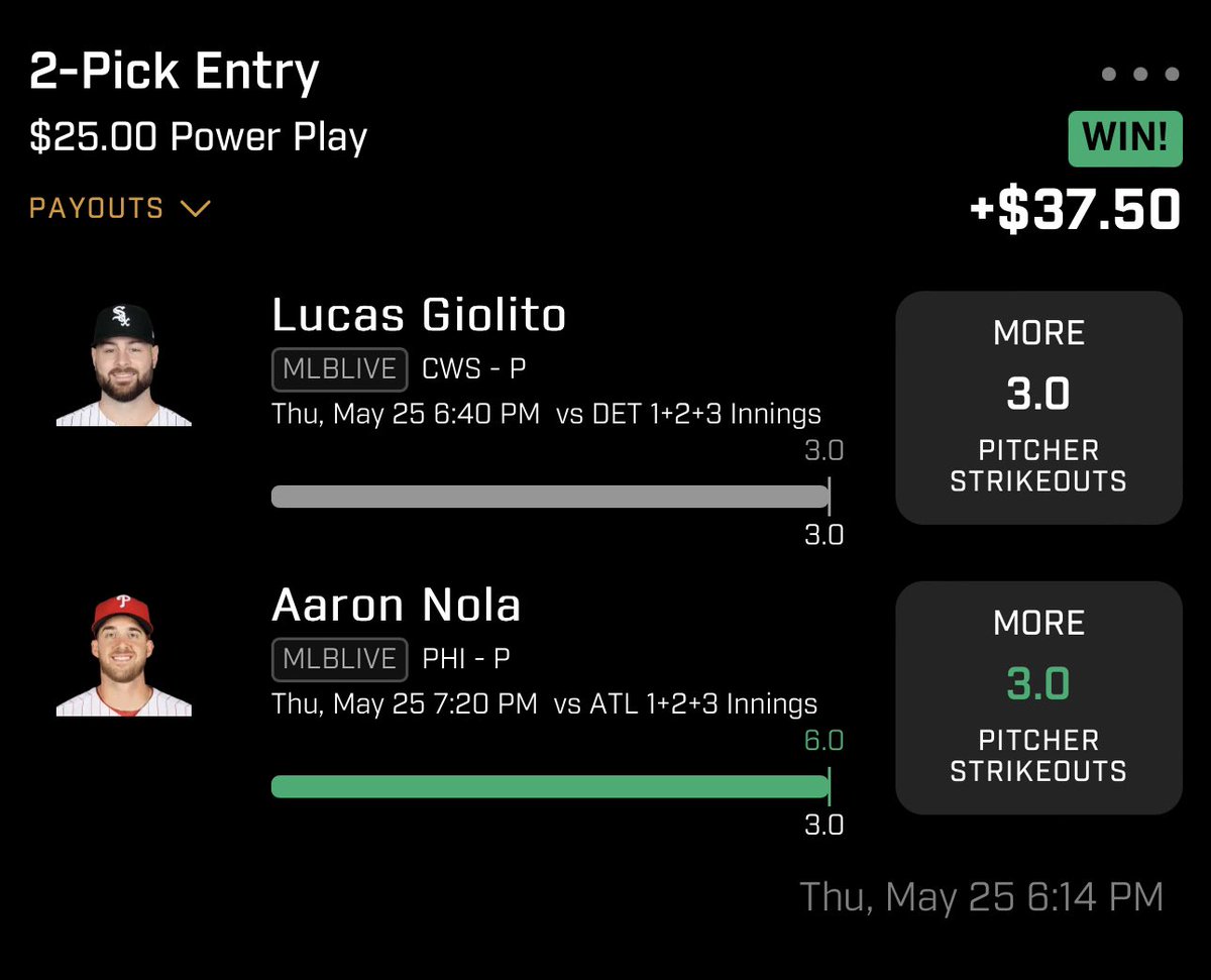 K3Playzz's tweet photo. Solid day over on my @DubClub_win weekend is here and now the fun begins! PGA/COD nukes all week long!!

 Join the club!! 👇👇

https://t.co/OXUzAcy2Ep

#Prizepicks #Prizepickslocks #Wins #fantasy #Prizepicks #Underdog #Nbaprizepicks #Nhlprizepicks #Mlbprizepicks https://t.co/ynQcu13vFA