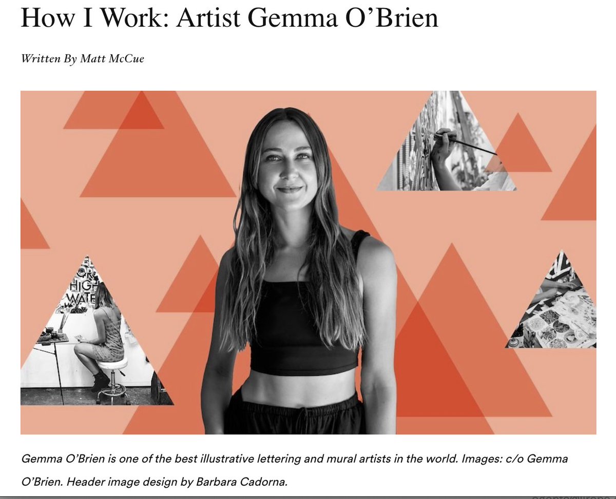 "I enjoy effort and physical labor. Even if it takes longer, the analog process still brings me a lot of joy and I like how painting installations gets the body moving in different ways."

An interview by <a href="/MattMcCueWriter/">Matt McCue</a> about how I work: