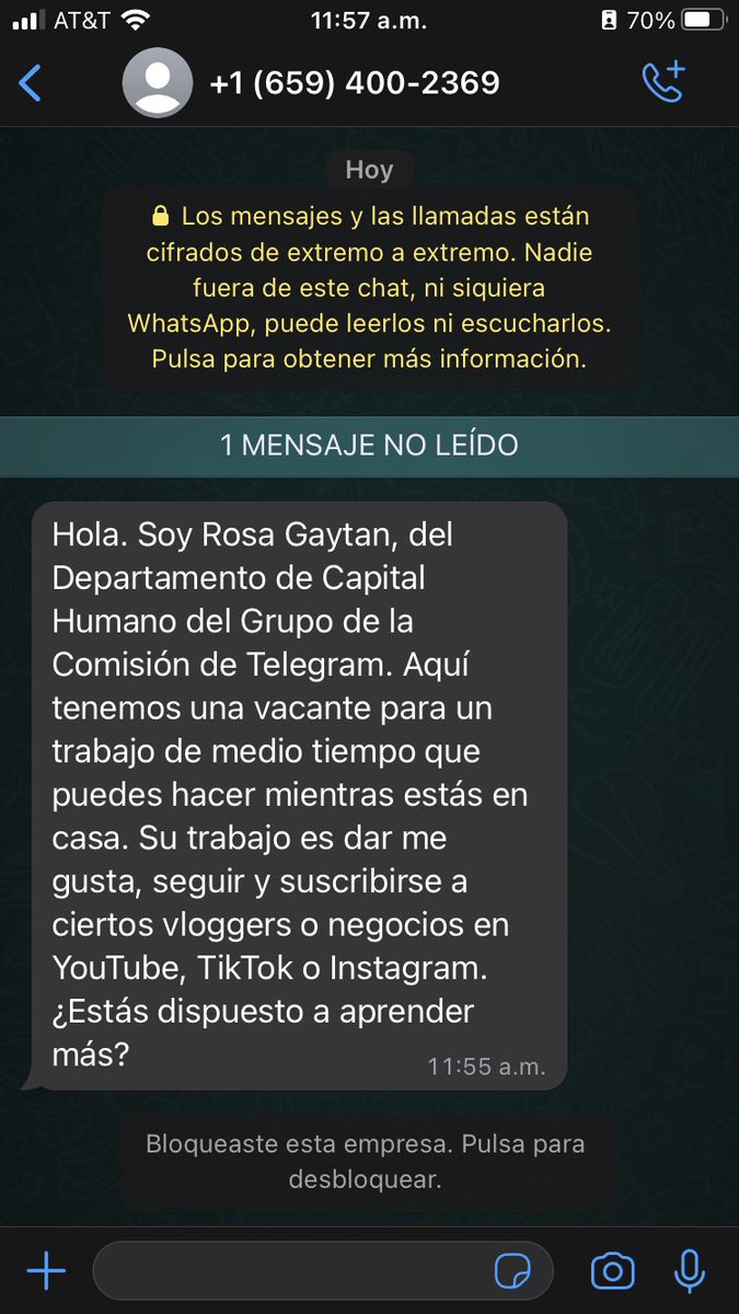 jorgejpc's tweet photo. #DeEsasVecesQue me ofrecen trabajo para inflar cuentas de influencers… #NoGracias #Telegram #Youtube #TikTok #Instagram https://t.co/BMuP7JM9FB