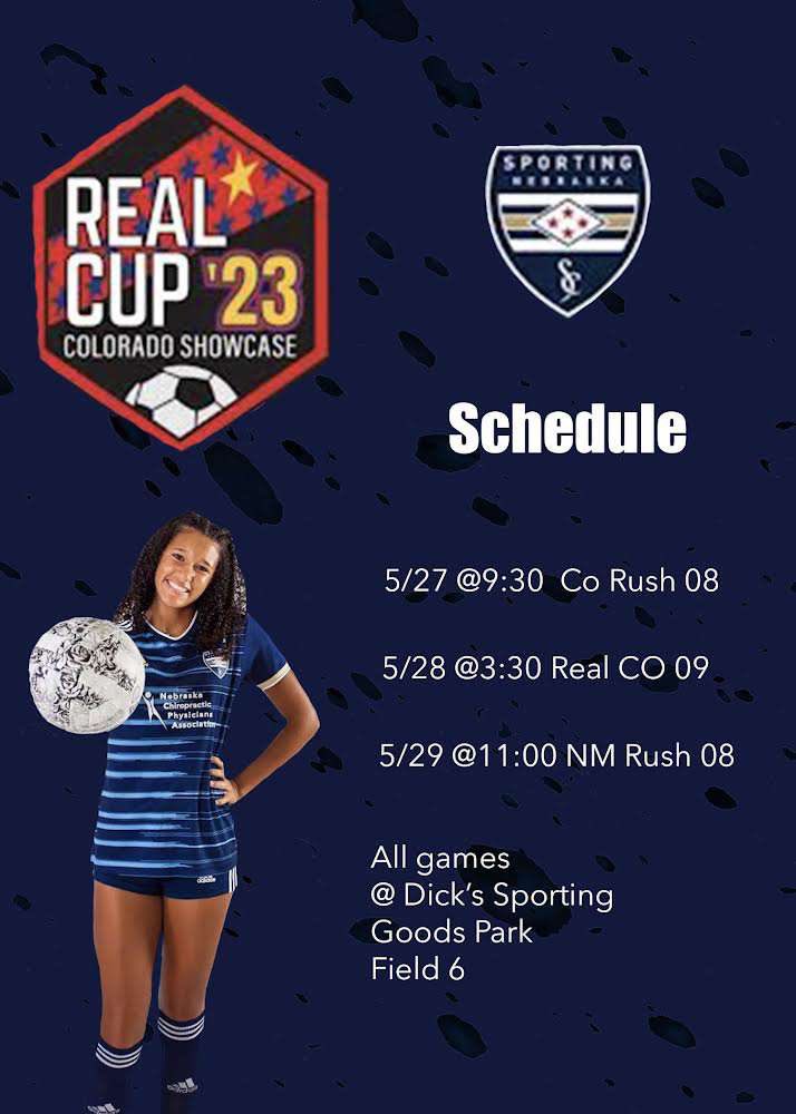 Real Colorado Cup ‘23 Weekend Schedule! @Sofc08 @SNFC_ECNL @neilhope1982 @AlexMas678 @LBax01