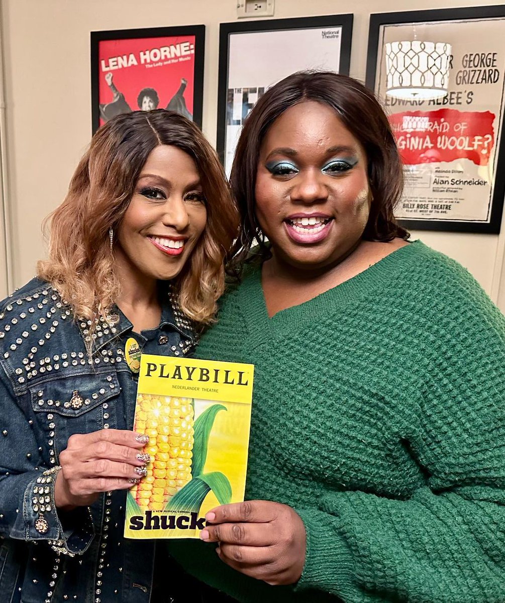 Shucked_Musical's tweet image. Can you believe all these familiar faces that have popped by Cob County lately?!