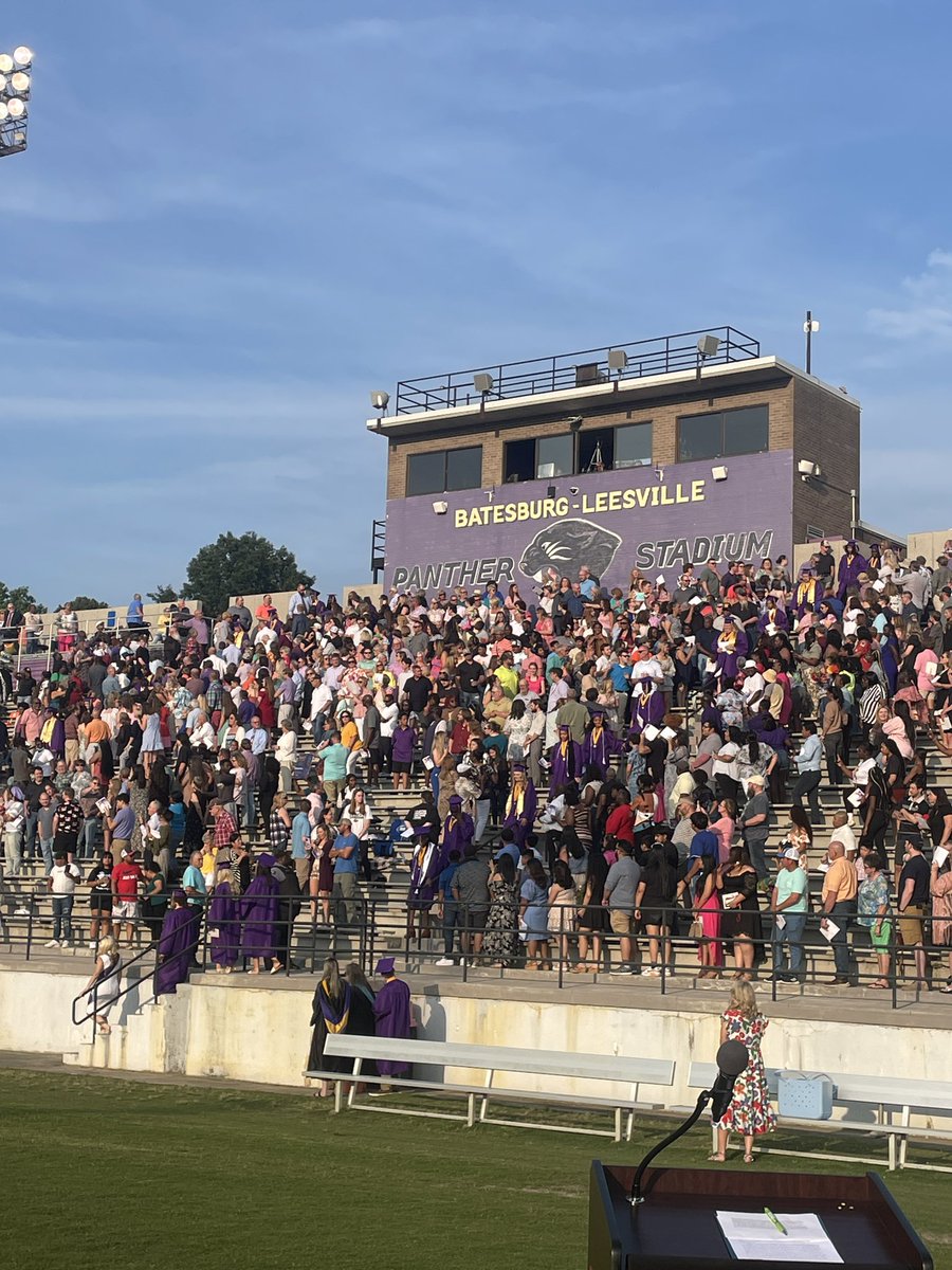 RyeAngie's tweet photo. For 8 yrs, it has been my honor to call the names of the @Bates_Lees_HS graduates🎓This yr’s valedictorian reminded us time is one of our most precious gifts &amp; it is up to us to use it without regrets. Thankful for the time gifted to me being part of special moments like these💜 https://t.co/718Aq5NSQ5