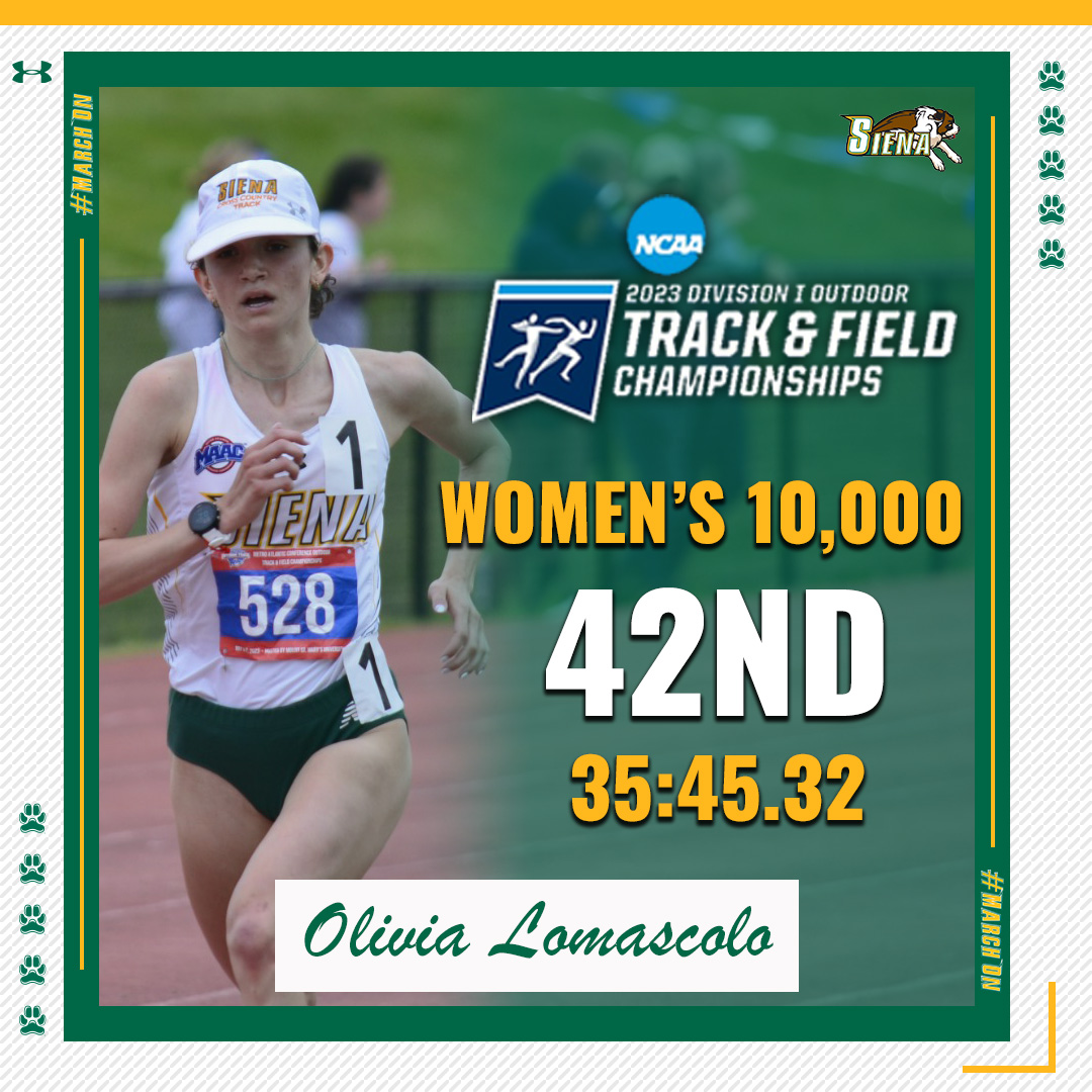 🎽 RECAP | An era came to an end for <a href="/SienaXCTrack/">Siena Cross Country & Track</a> Thursday evening at the <a href="/NCAATrackField/">NCAA Track & Field</a> East First Round 

📰 tinyurl.com/82vmzwky

#MarchOn | #SienaSaints | #MAACTrack