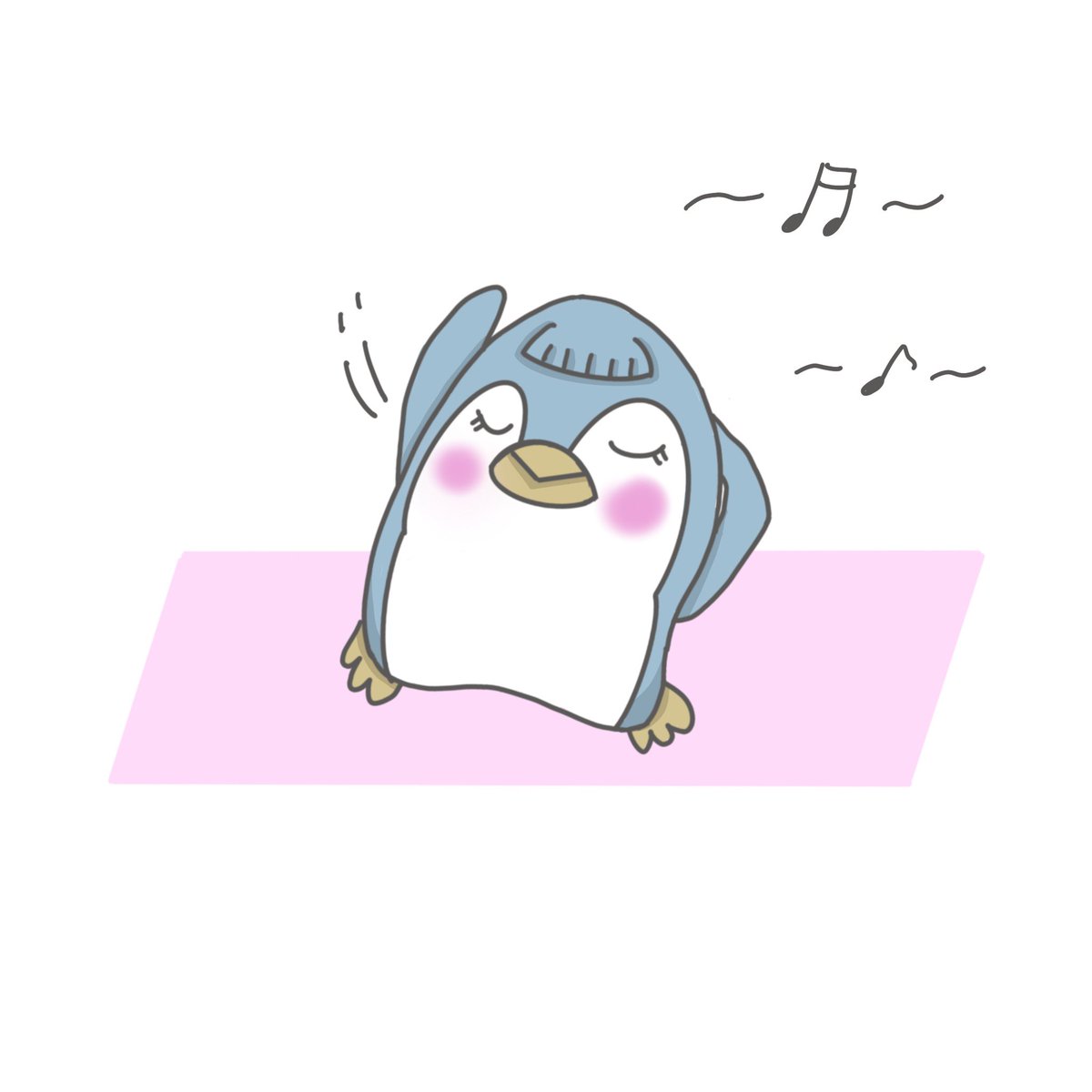 chiiydesign's tweet photo. ヨガで心身を整える
#ペンギン #ぱつぺん #イラスト #オリジナルキャラクター #オリキャラ https://t.co/VjwP4Cm6WI