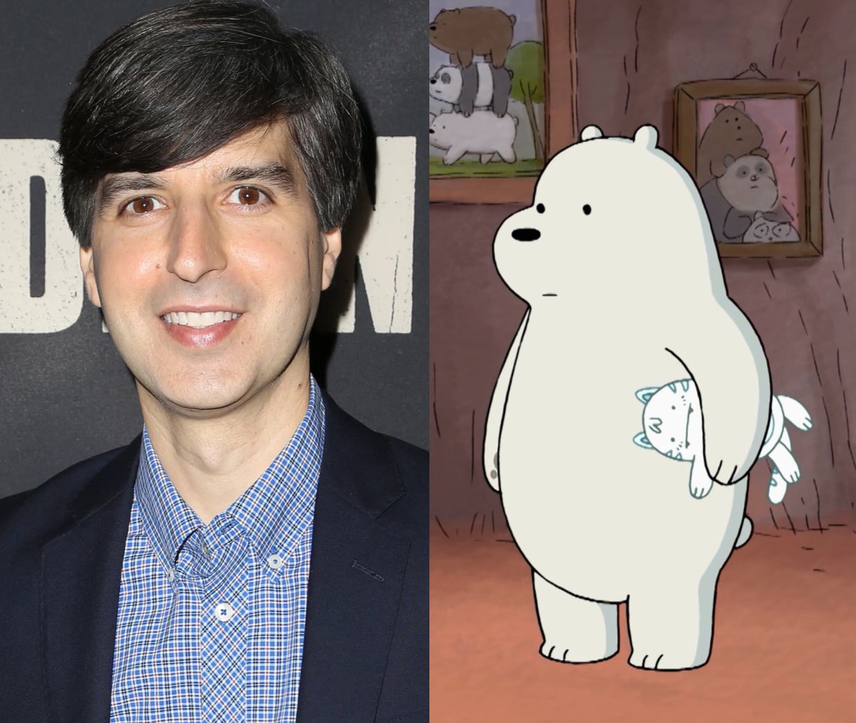 Jake with the Ob on X: Happy 50th Birthday to Demetri Martin! The voice of  Ice Bear on We Bare Bears. DemetriMartin t.cokq1Ri89Ckt  X