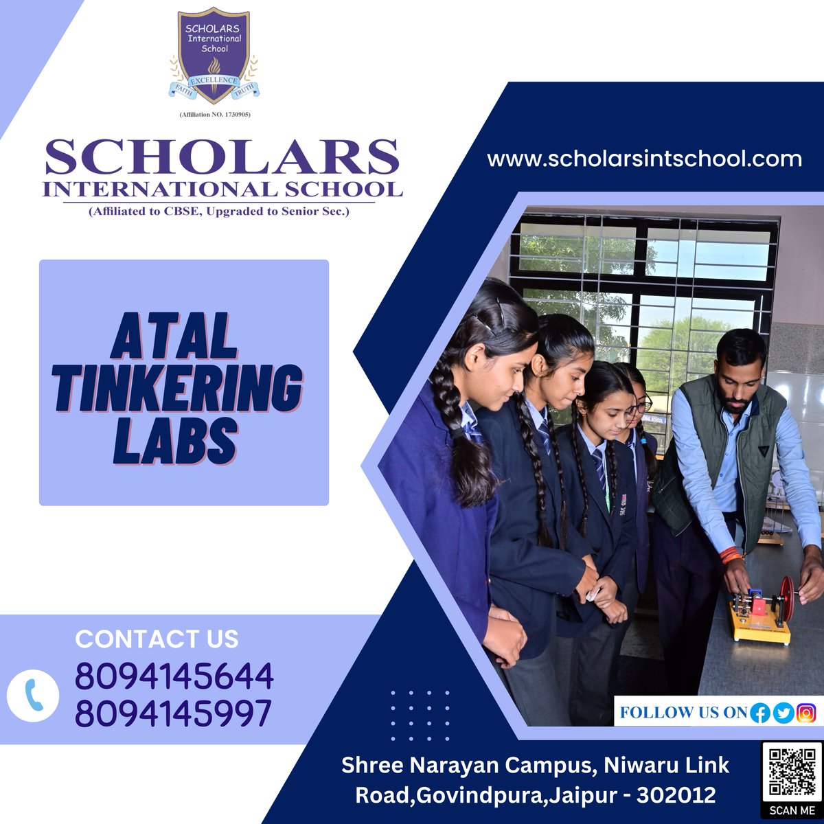 #presenting #quickview of #school #wellequipped #labs where #students can explore their #ideas practically #extracurricularactivities #scholarsintschooljaipur #scholarsinternationalschooljaipur #scholarsinternationalschool #scholarsjaipur, #followus #follownow
