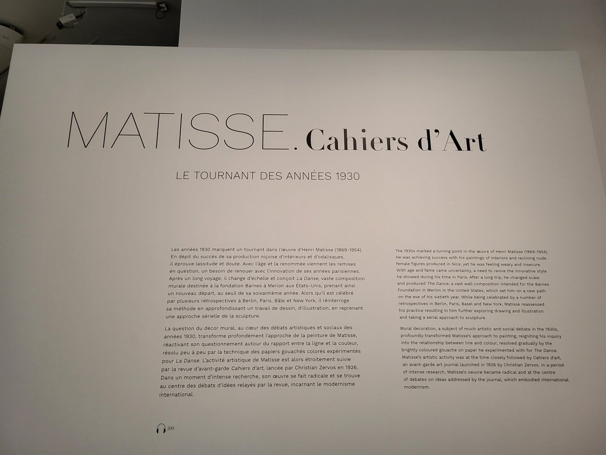 🇨🇵🖼🎨🖌✏️🗿📸📖 🏝 Matisse. Cahiers d’art, le tournant des années 30 @MuseeOrangerie

📍 Jardin des Tuileries & Place de la Concorde
musee-orangerie.fr/fr/agenda/expo…

#Ier #exposition #France #HenriMatisse #peinture #dessin #sculpture #gravure #photographie #série #collection #texte…