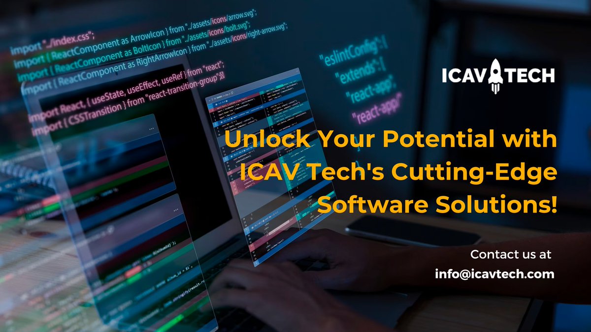 🚀 Unlock your tech potential with ICAV Tech! Our tailored software solutions and expertise in autonomous vehicles drive innovation for your success. Partner with us for cutting-edge tech and customized solutions! #ICAVTech #SoftwareSolutions #AutonomousVehicles #Innovation #Tech