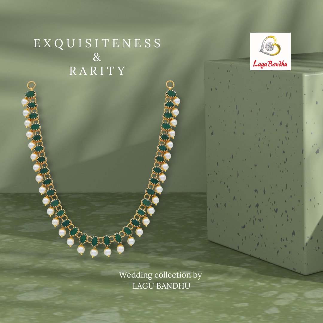 Exquisiteness & Rarity

Traditional Gold Necklace Studded With Emeralds & Pearls By Lagu Bandhu
SKU : 23HO2500
lagubandhu.in/product/tradit…

#bridaljewellery #jewellery #indianjewellery #weddingjewellery #indianwedding  #bridaljewelry #jewelleryset #brides