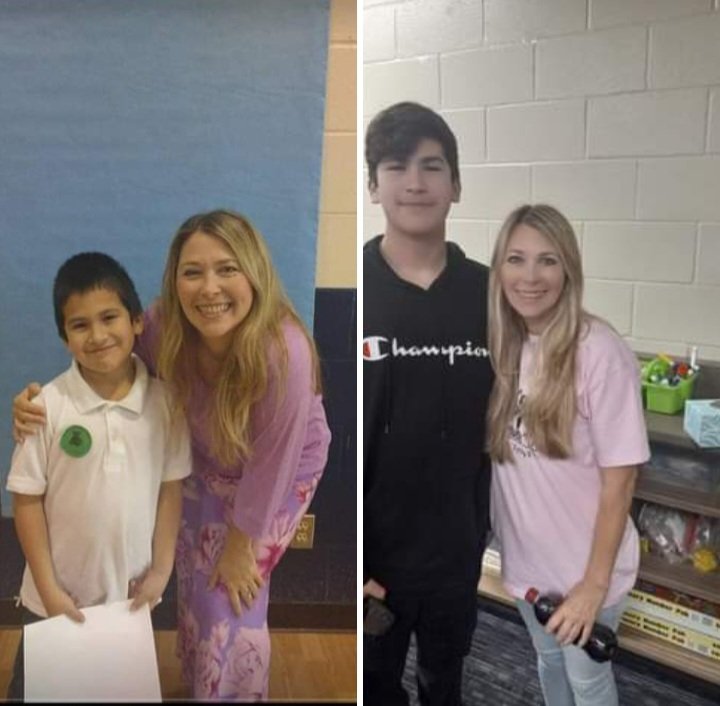 Amanda13004208's tweet photo. Michael came to visit his 2nd grade teacher and wish her well on her retirement. Thanks for the happy memories Ms.Kris🥳 @Golbowtweets  @katyisd @PaetowHS #officialsophmore #katyisd #paetowhigh #golbowelementary https://t.co/yp2Of8cvPD