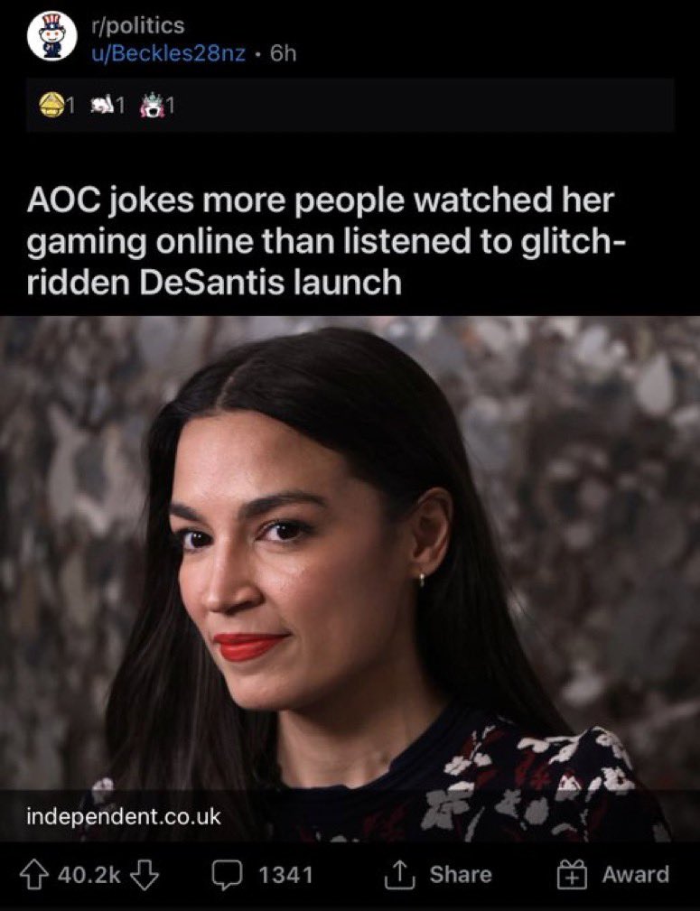 Reddit Lies on Twitter: &ldquo;Fun fact: the claim from AOC was a lie, but