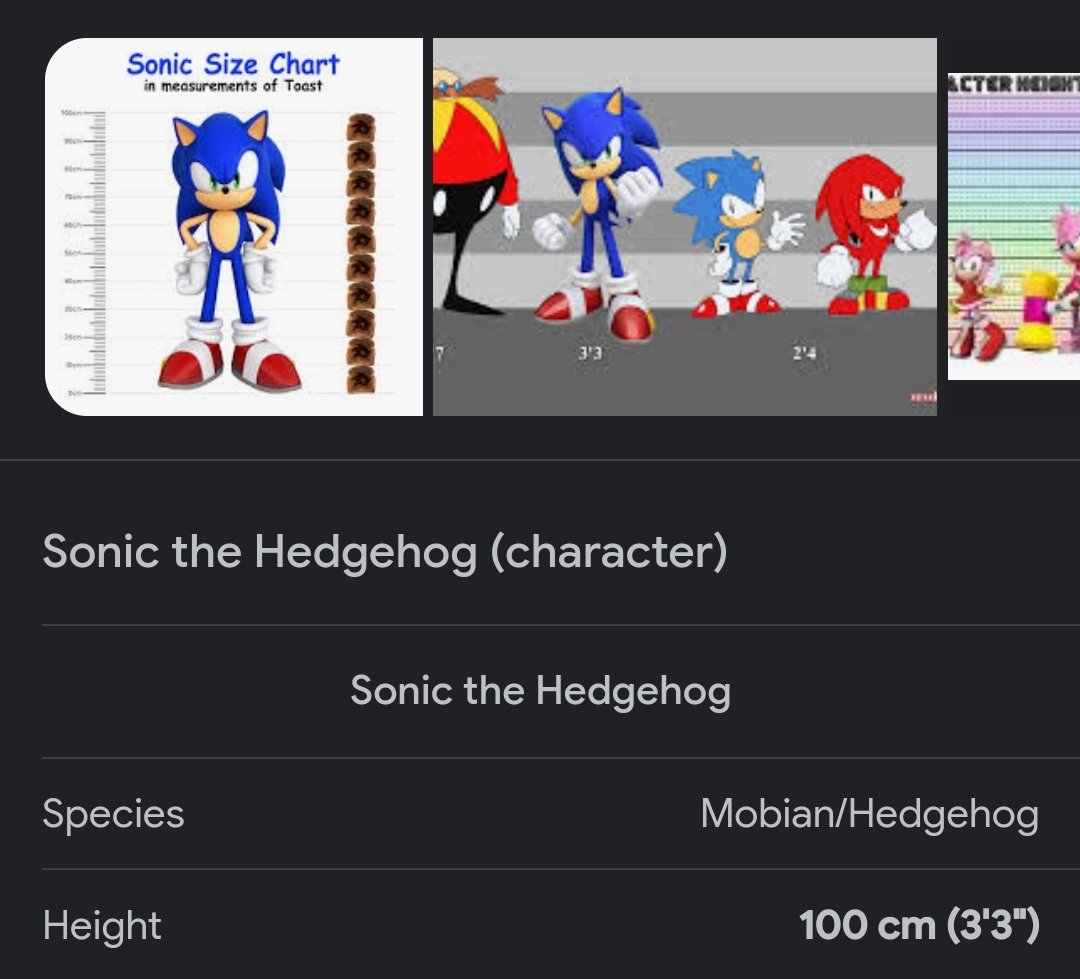 KitCamelot's tweet image. Retweet if you're taller than Sonic the Hedgehog