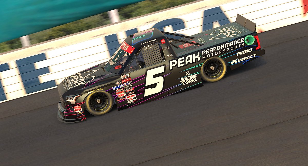 LukeKnupp5's tweet photo. A solid 5th place tonight locks us into Round 2 of RTP in my first attempt at it. A year ago I was a full on dirt off-road racer with a 1500 oval irating, but I reached out to the @raceppm boys and they gave me a chance when no one else wanted to. https://t.co/0yF1GsAaln