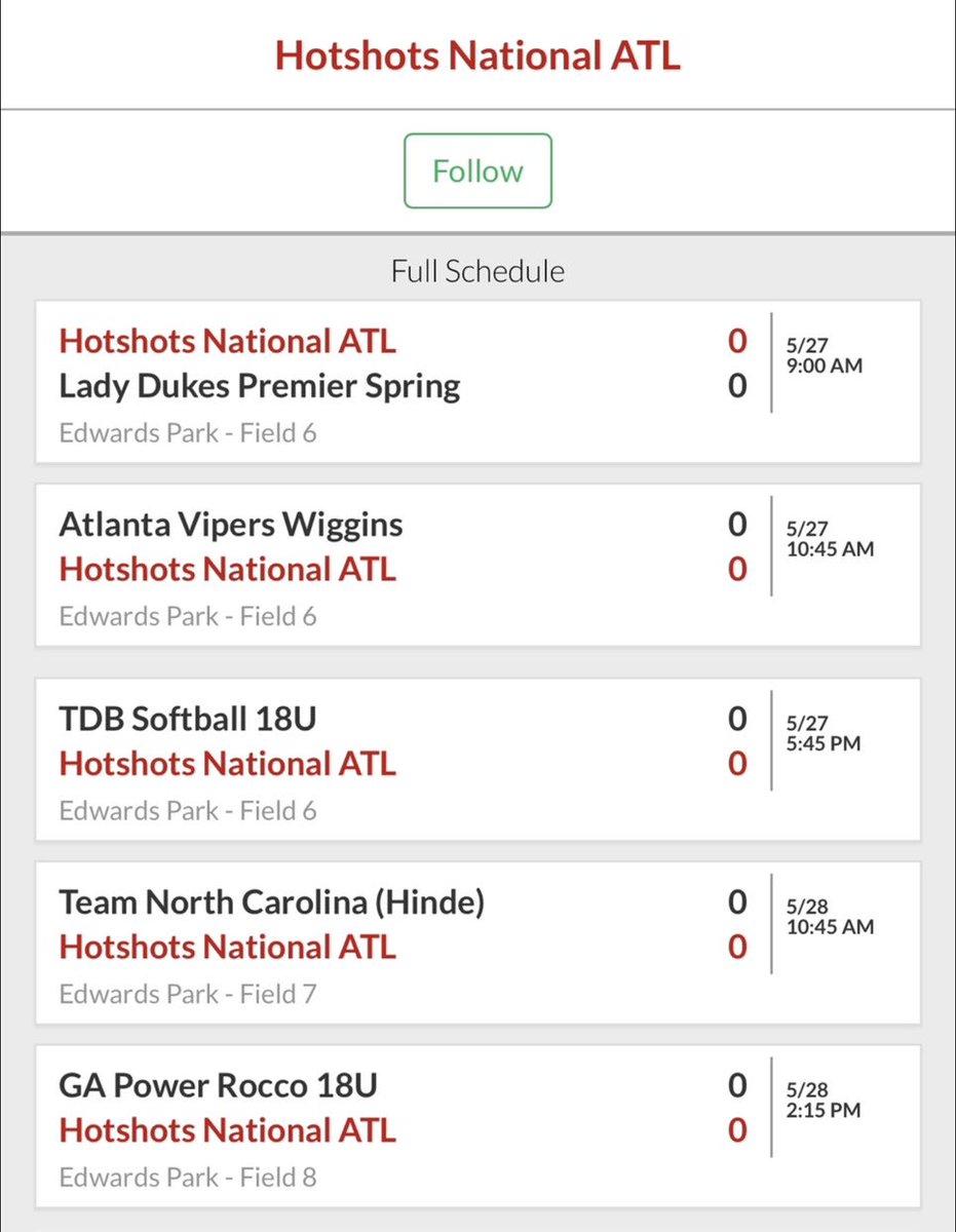 avery_callaway's tweet photo. Memorial Day Classic this weekend! Come out and watch or check us out on game changer. https://t.co/hpqzDP42p8