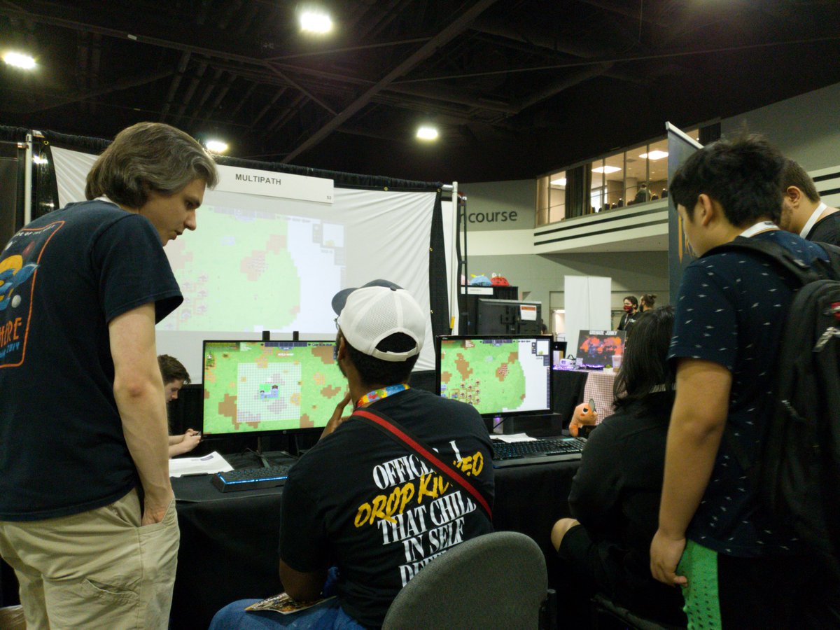 TinyKingdomsRTS's tweet photo. Thanks to everyone who came by the TK booth on Day 1 of #MomoCon2023 ! It was super cool talking with people who have been following our development for a long time. See you tomorrow 👋

#tinykingdoms #indiegame https://t.co/GxiUygadSy